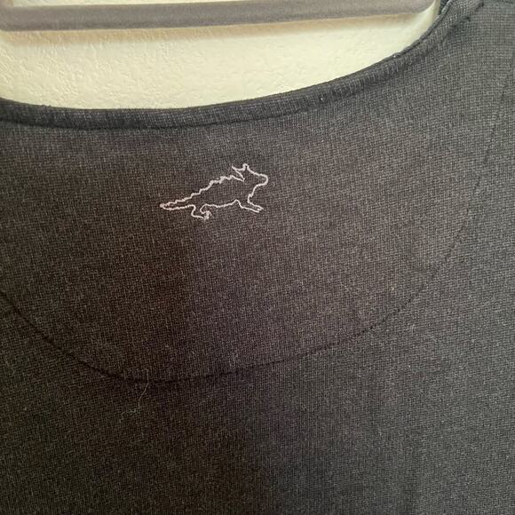 Horny Toad Women’s Lyocell Cotton Short Sleeve Shirt Dress Black Size Large - Picture 6 of 10